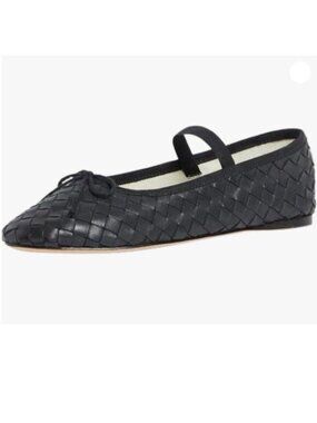 miss left Women Girls Adorable Closed Round Toe Mary Jane Flats Bowknots Black